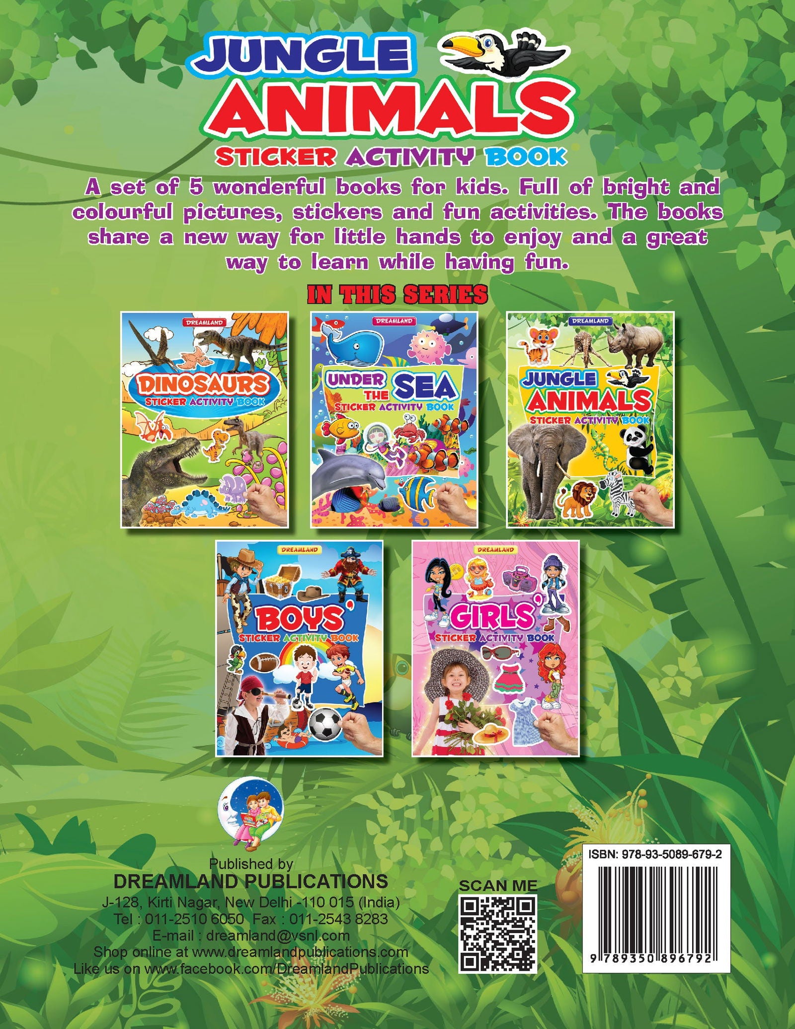 Sticker Activity Book - Jungle Animals - Tinycubs - 