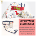 Super Value Bedding Set - Dino Friend & Doodle Circles (Set of 11) - Tinycubs - 