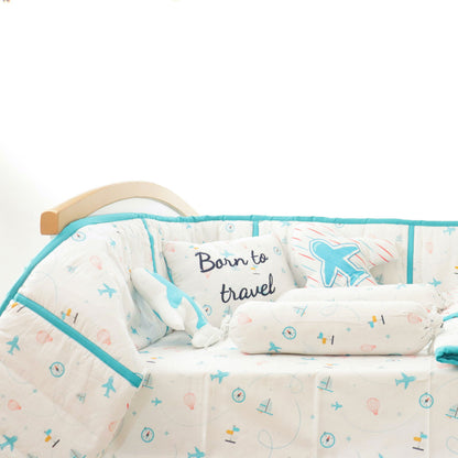 Super Value Bedding Set - Lil Travellers & Doodle Rain (Set of 11) - Tinycubs - 