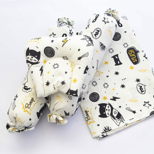 Superbaby - Cot Bedsheet Set (Fitted) - Tinycubs - 