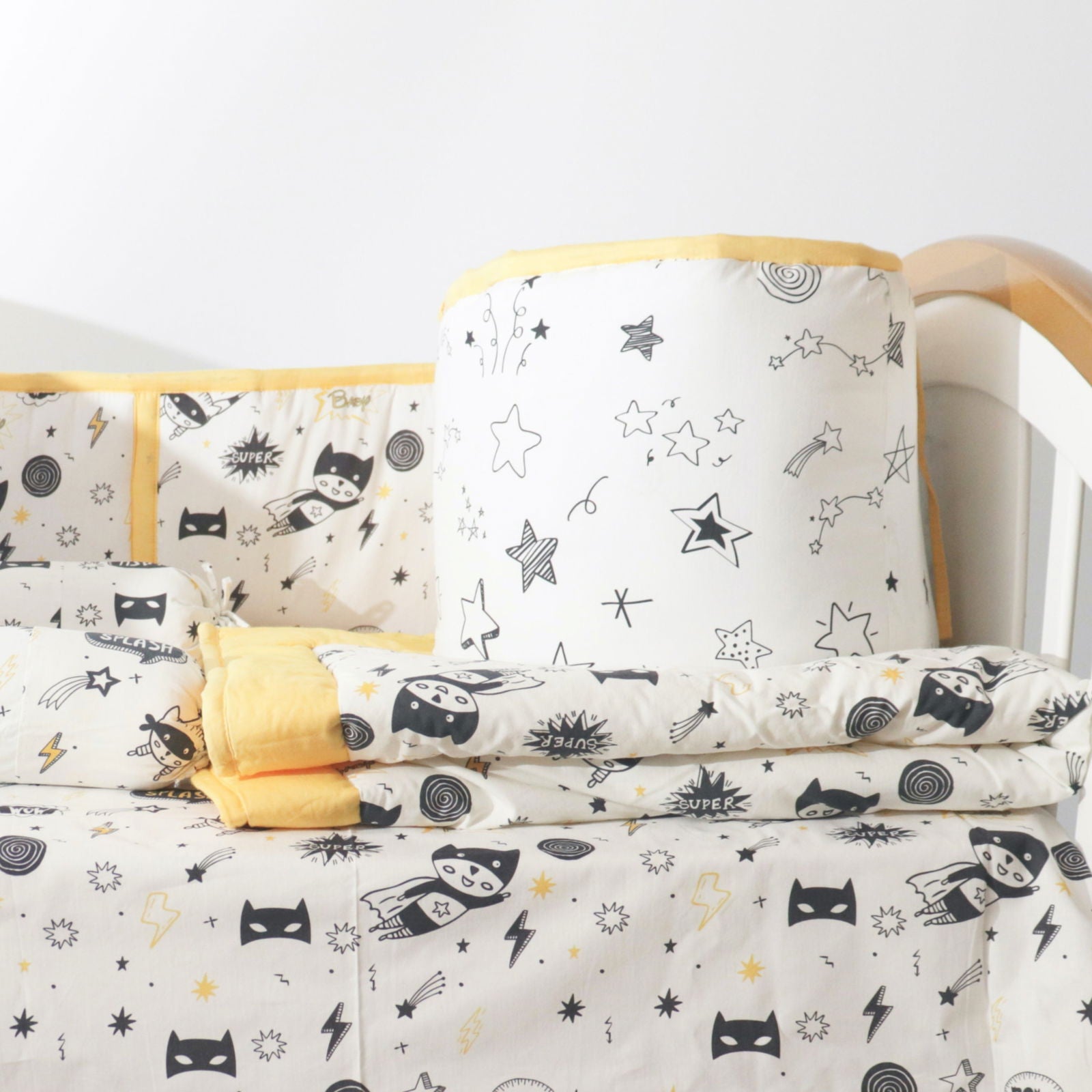 Superbaby - Quilted Cot Bumper - Tinycubs - 
