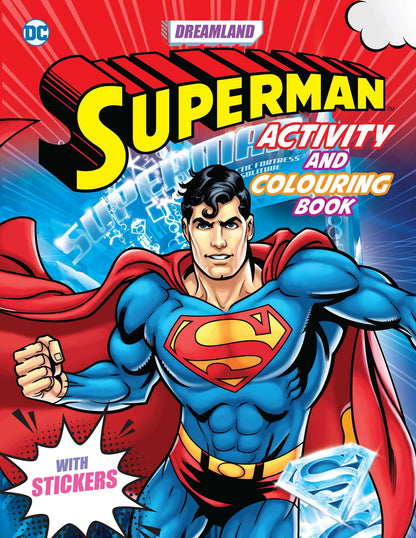 Superman Activity and Colouring  Book - Tinycubs - 