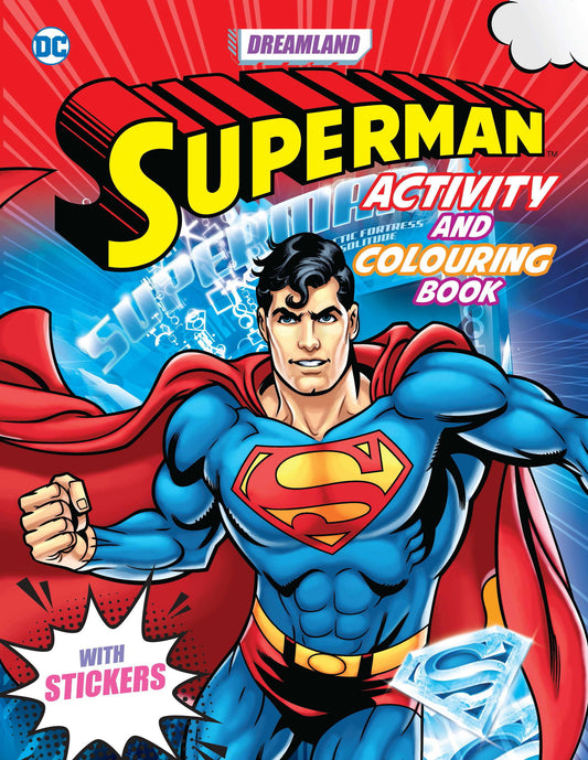 Superman Activity and Colouring  Book - Tinycubs - 