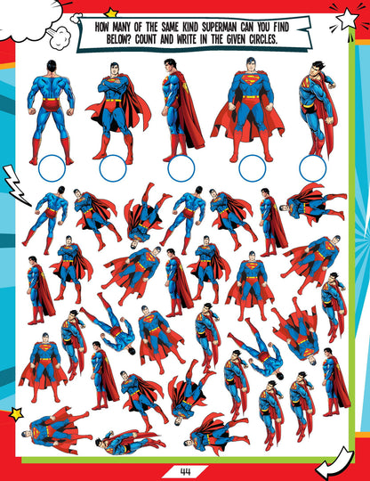 Superman Activity and Colouring  Book - Tinycubs - 