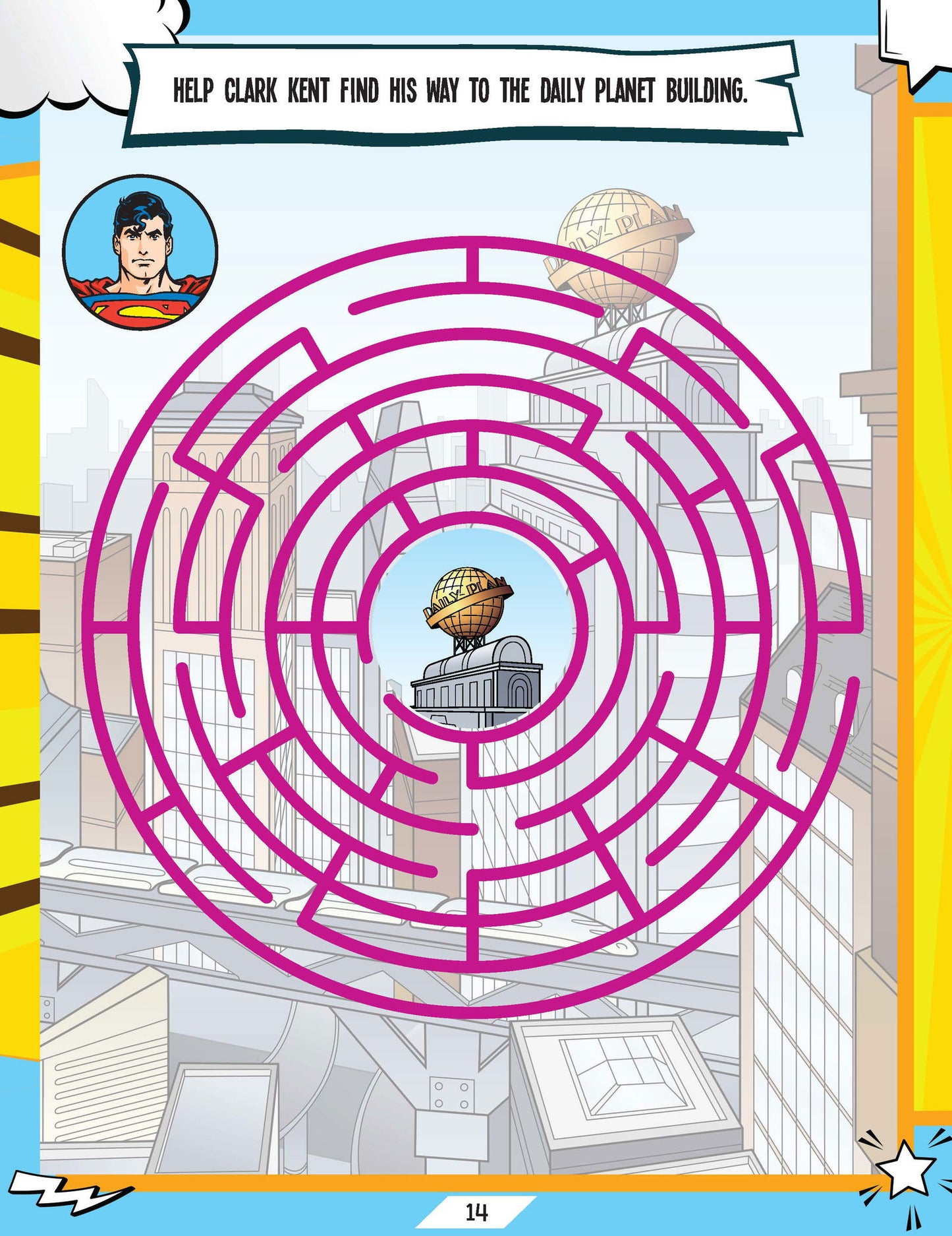 Superman Activity and Colouring  Book - Tinycubs - 