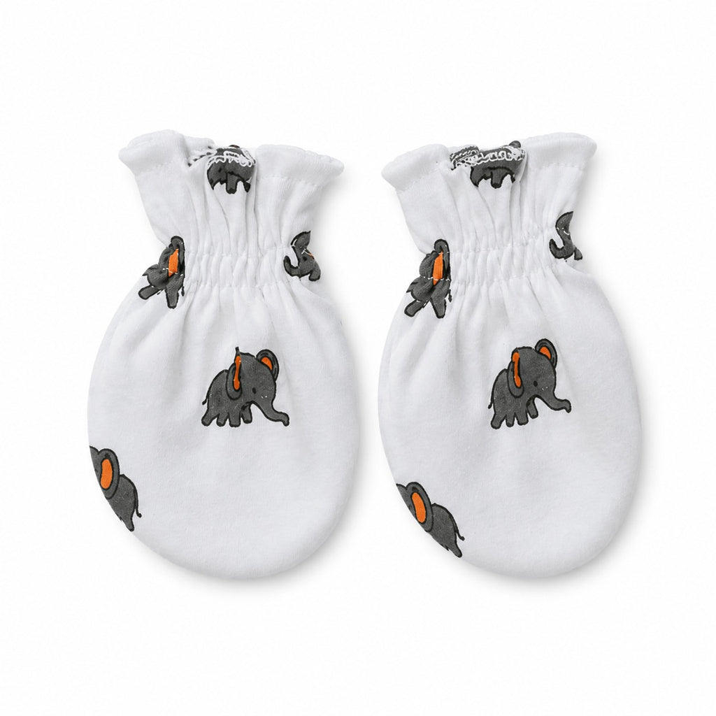Elefantastic Set(Cap, Booties, & Mittens)