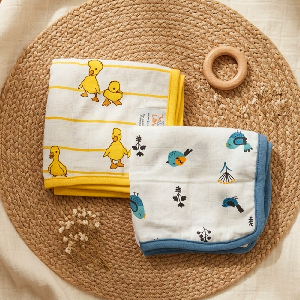 Tiny Lane Super Soft Washcloths Pack of 4