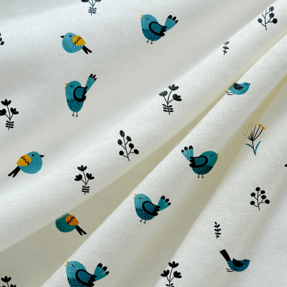 Duck, Bird & Classic White Swaddle Set | Pack Of 3 | 90 x 90 cm