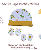 Tiny Lane Jungle Tribe Newborn Baby Gift Set  Pack of 7  Multicolor