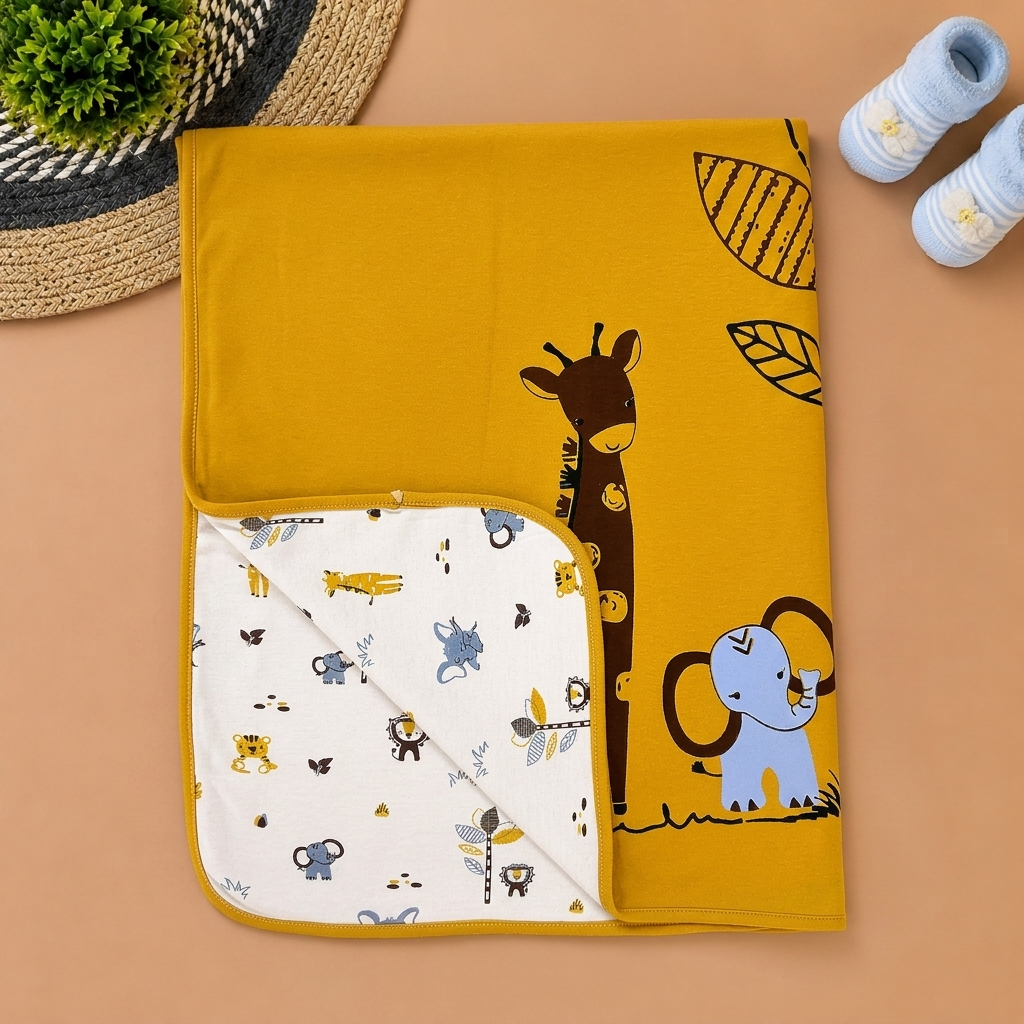 Tiny Lane Jungle Tribe Newborn Baby Blanket
