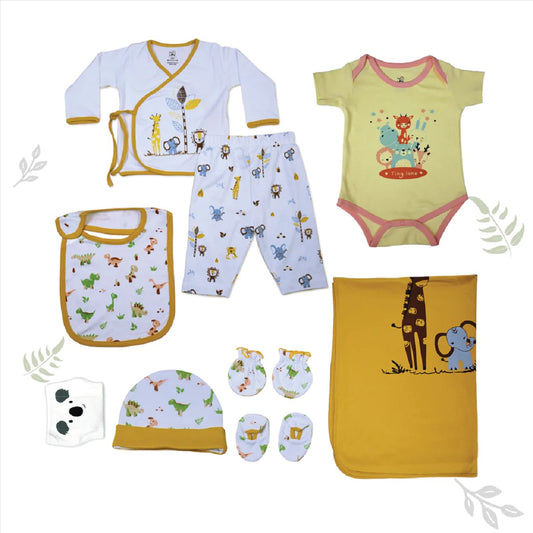 Tiny LaneJungle Tribe Infant Gift Set | Pack of 9
