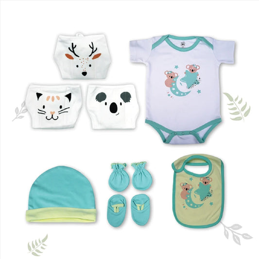 Tiny LaneKrescent Koala Newborn Baby Gift Set | Pack of 8