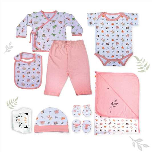 Tiny LaneTiny Wild Series Infant Gift Set | Pack of 9