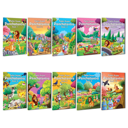 Tales from Panchatantra - A Pack of 10 Books - Tinycubs - 