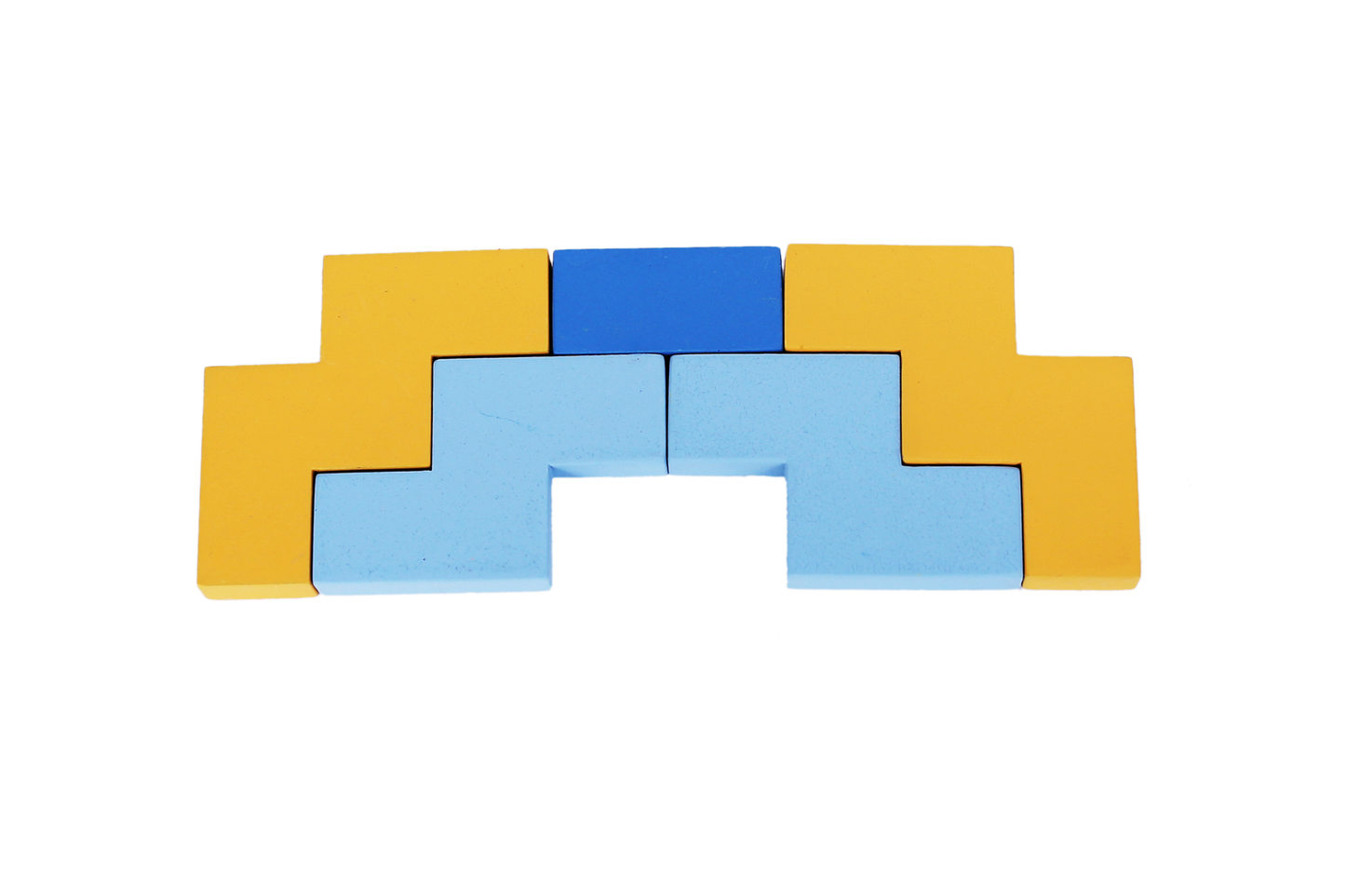 Wooden Circular Tangram/ Tetris Game - Tinycubs - 