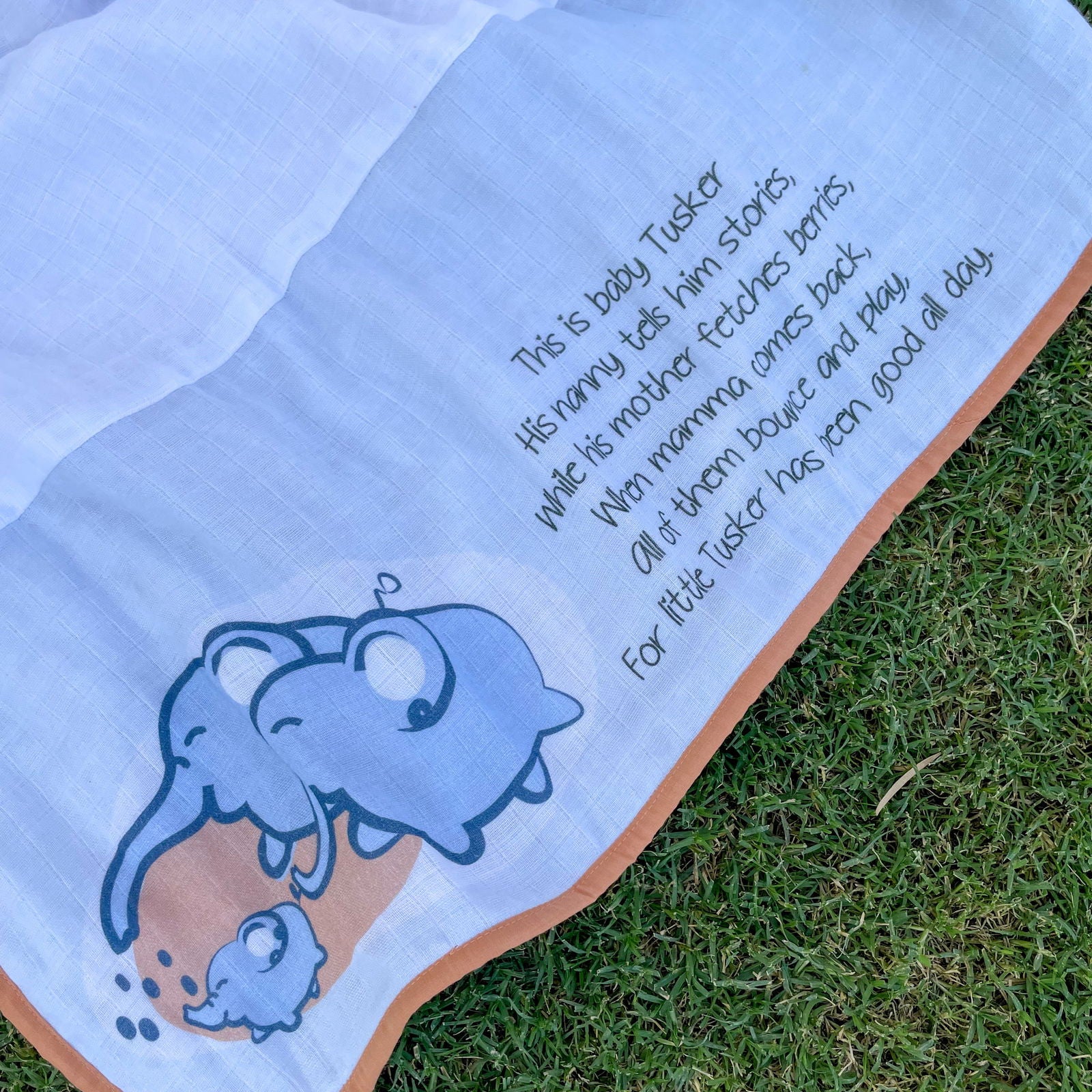 The Elephant Clan Muslin Dohar - Tinycubs - 