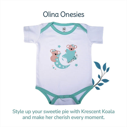 Tiny Lane Adorable Infant Onesies - Krescent Koala + Jolly Ride (Pack of 2) - Tinycubs - 