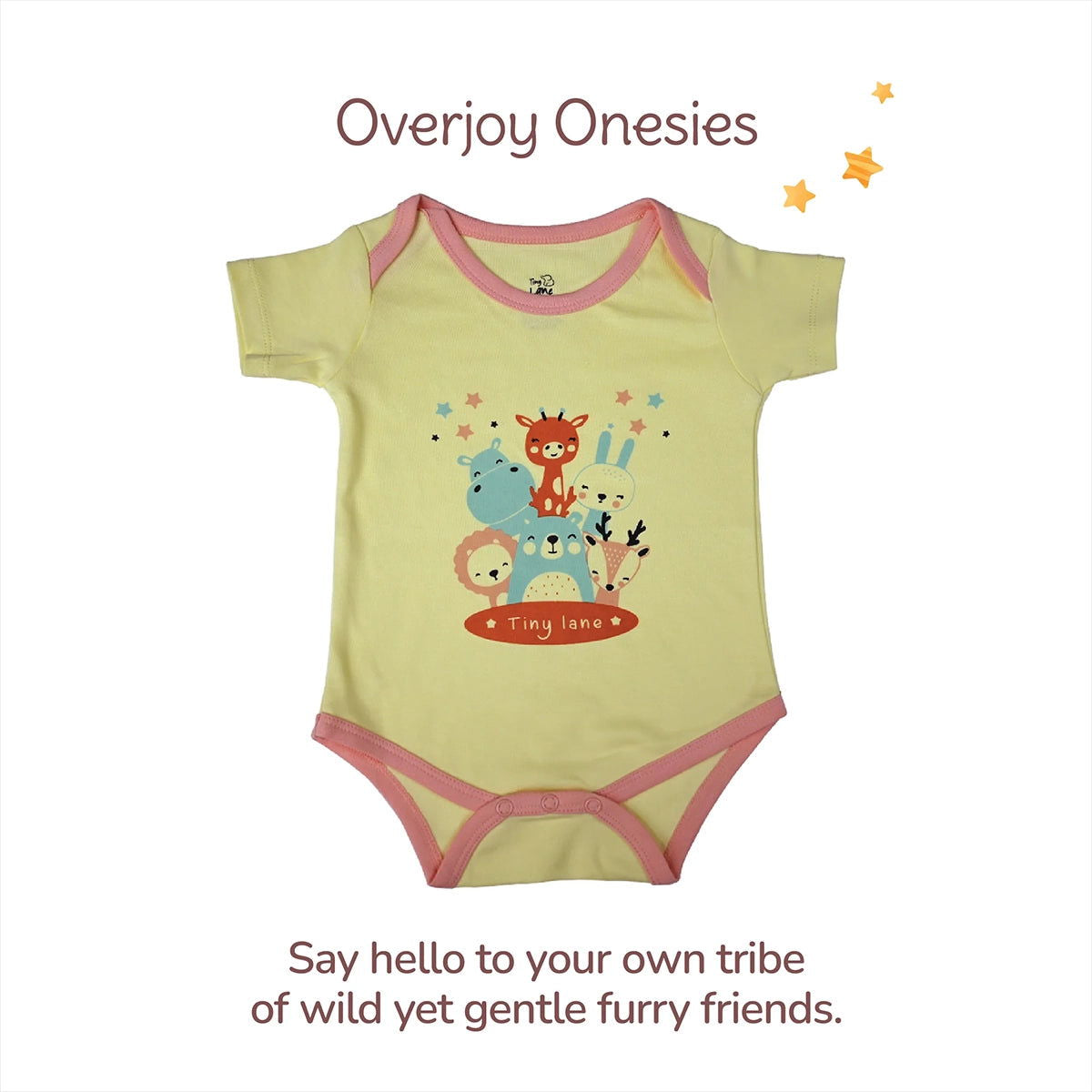 Tiny Lane Adorable Infant Onesies - Krescent Koala + Jolly Ride (Pack of 2) - Tinycubs - 