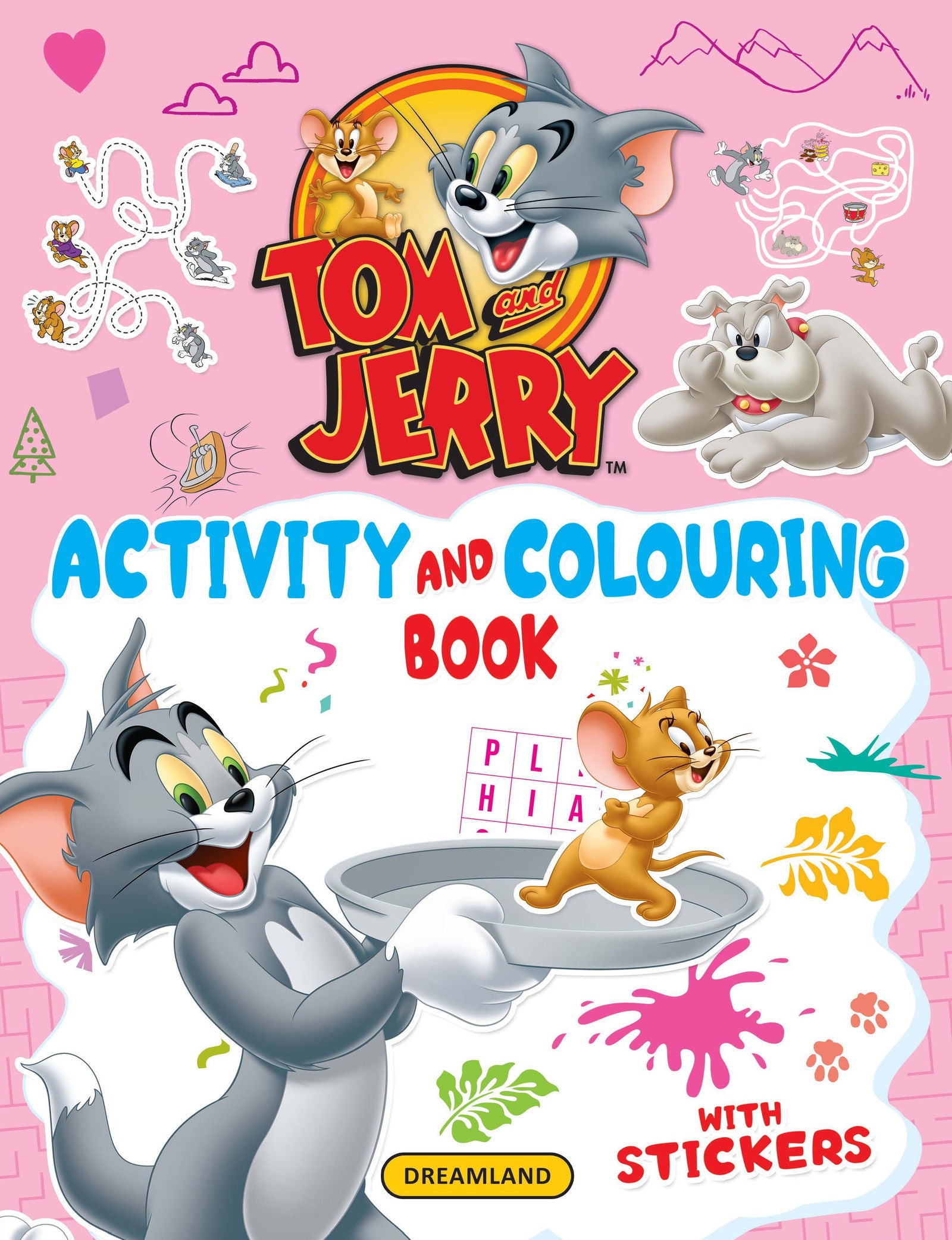Tom and Jerry Activity and Colouring Book - Tinycubs - 