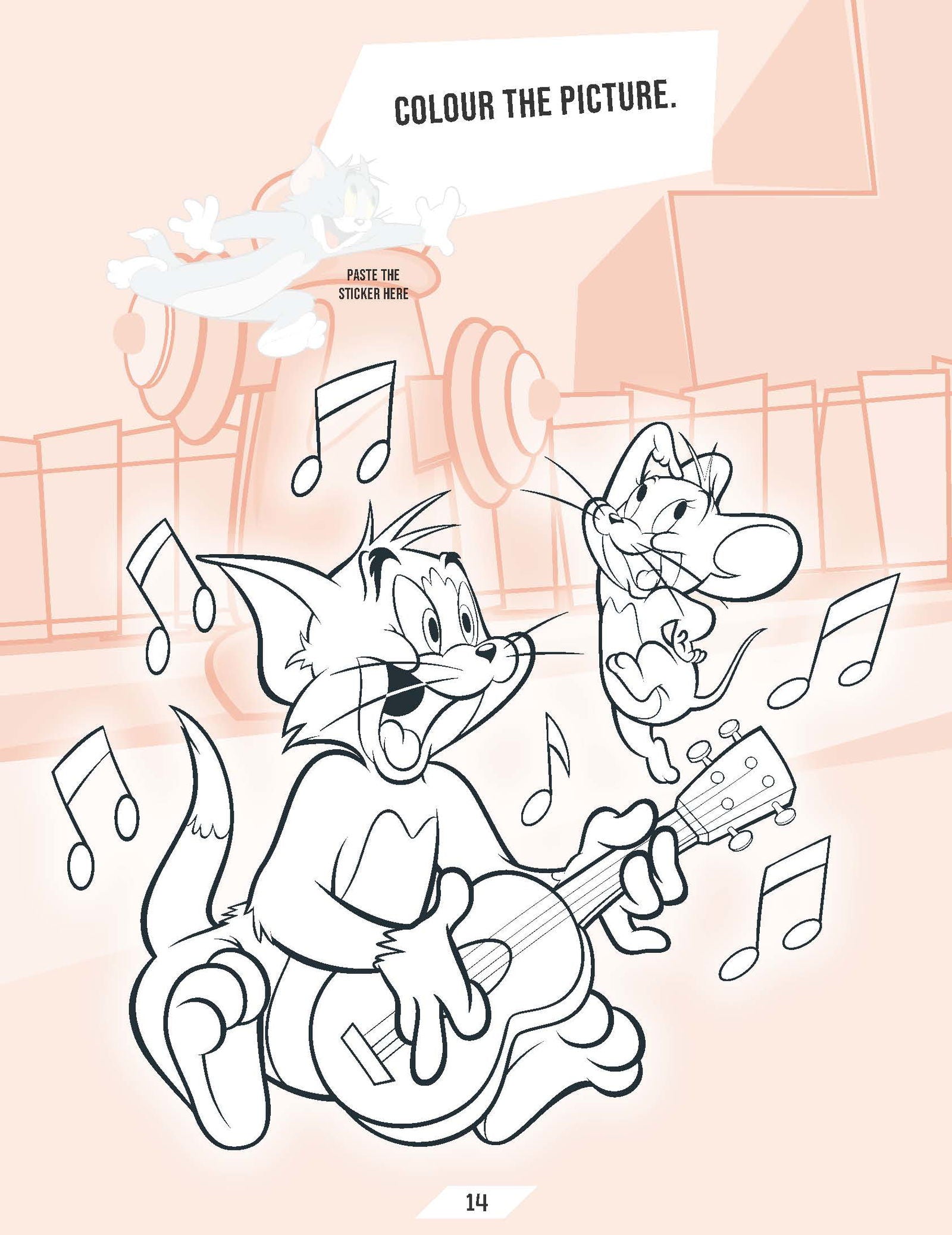 Tom and Jerry Activity and Colouring Book - Tinycubs - 