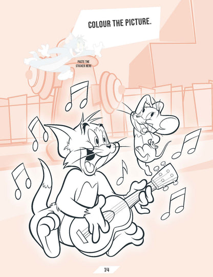 Tom and Jerry Activity and Colouring Book - Tinycubs - 