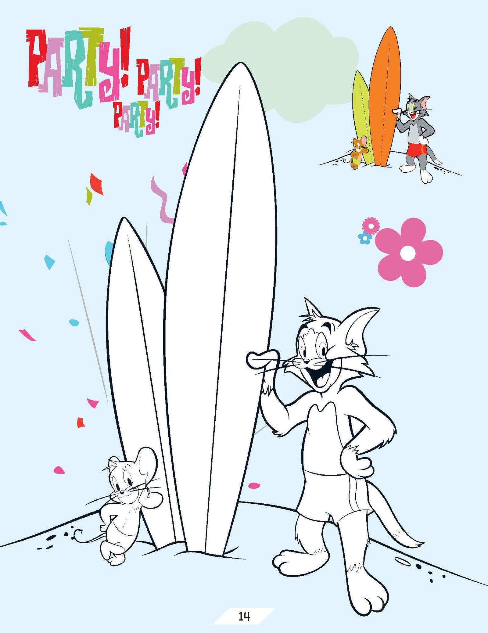Tom and Jerry Copy Colouring Book - Tinycubs - 