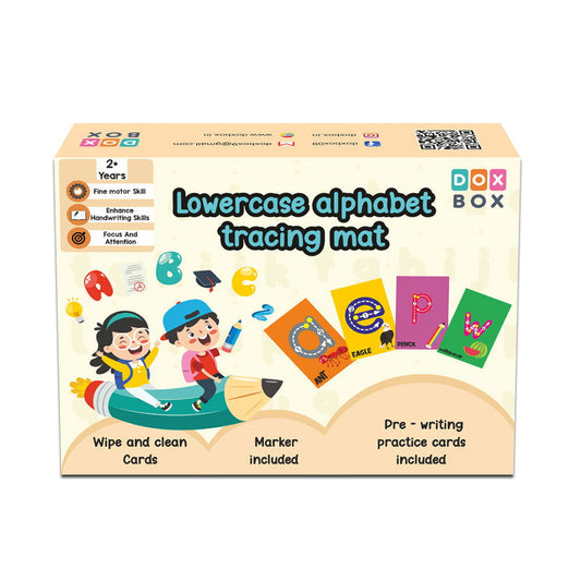 Lowercase abc rewritable Flashcards / Tracing mats - Tinycubs - 