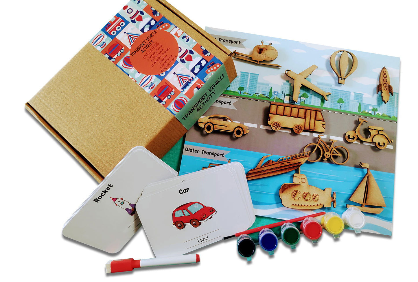 Transport Vehicles activity kit - Tinycubs - 