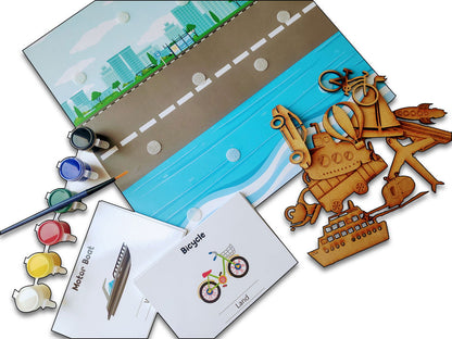 Transport Vehicles activity kit - Tinycubs - 