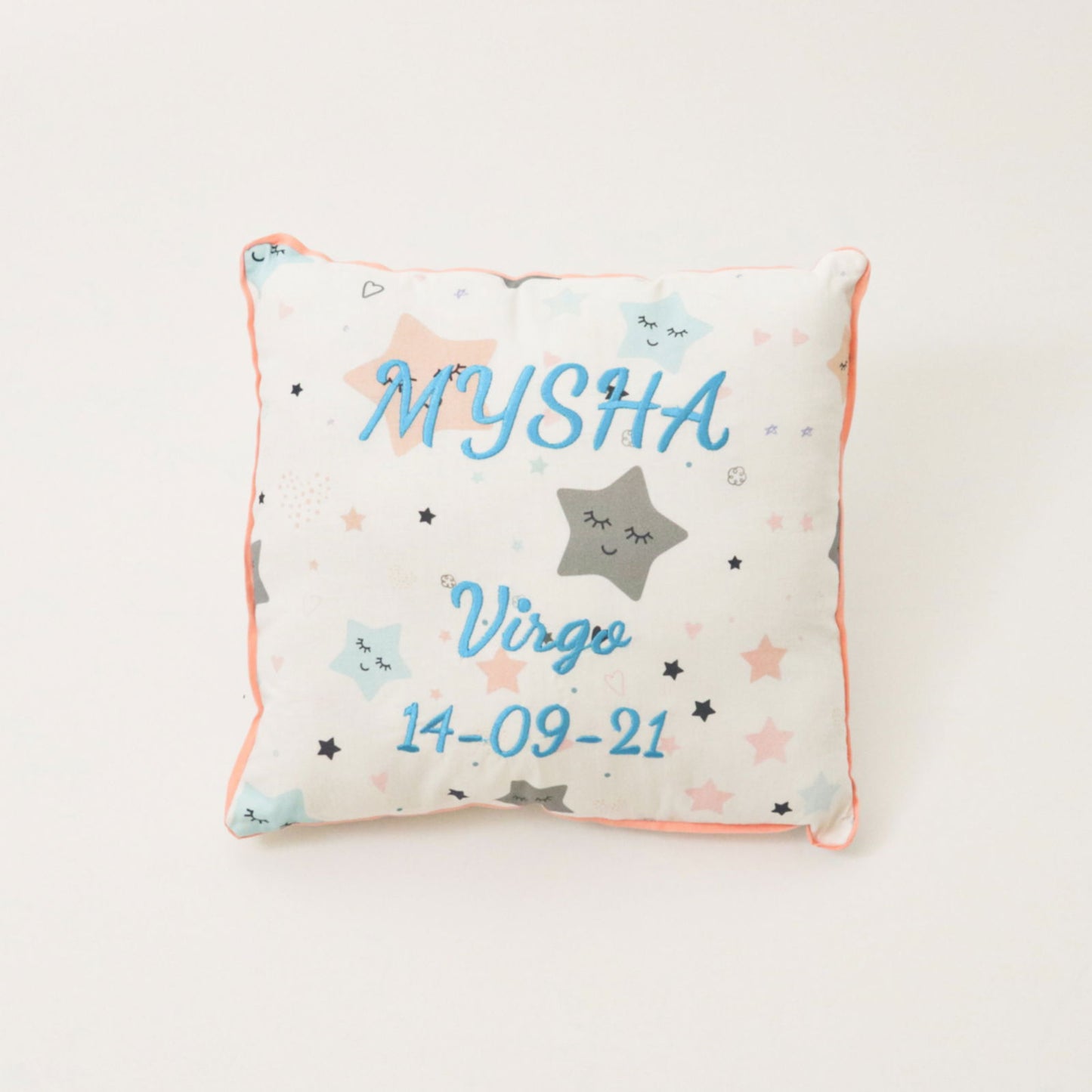 Twinkly Stars- Birth Stats Pillow - Tinycubs - 