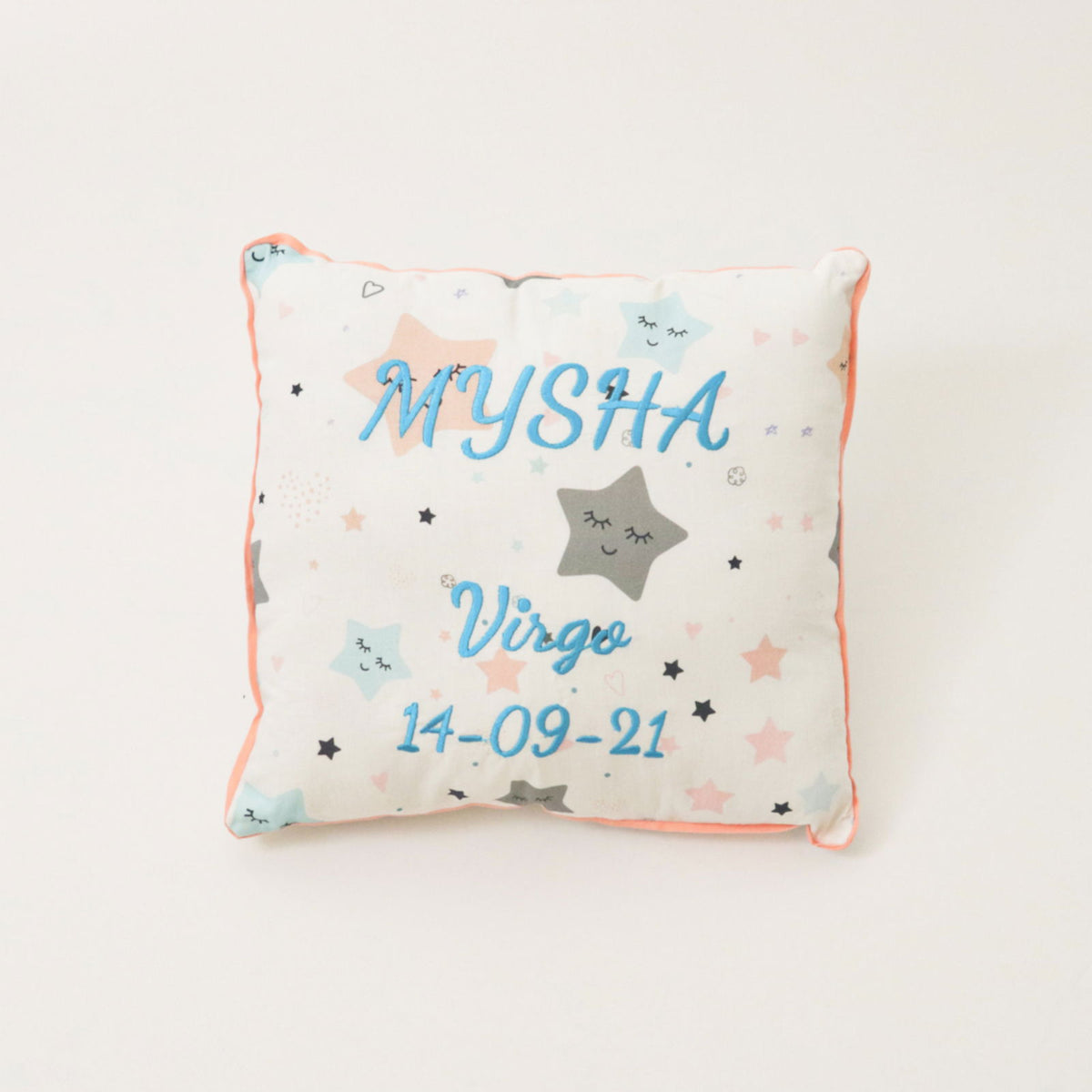 Twinkly Stars- Birth Stats Pillow - Tinycubs - 
