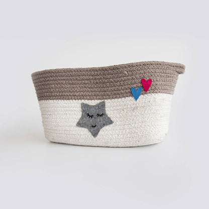 Twinkly Stars- Cotton Rope Basket - Tinycubs - 