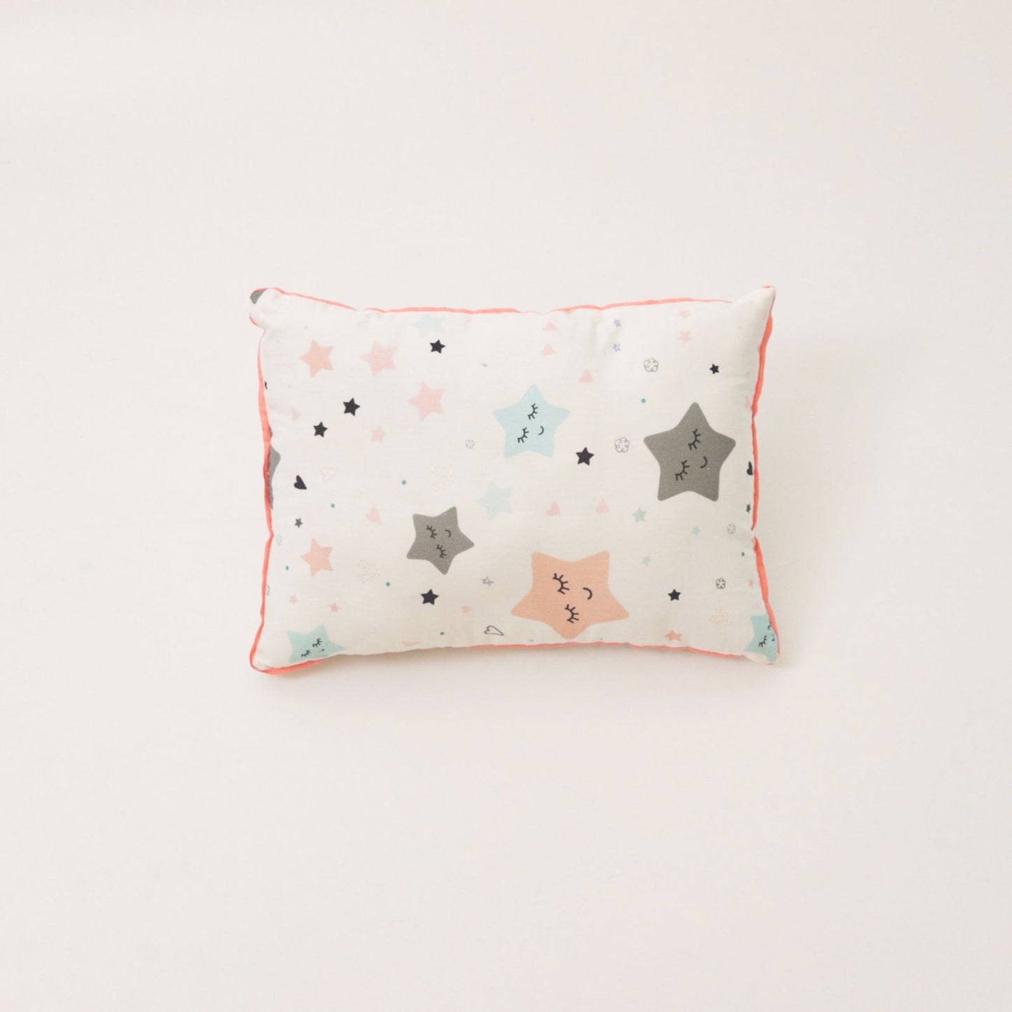 Twinkly Stars- Throw Cushion (Peach) - Tinycubs - 