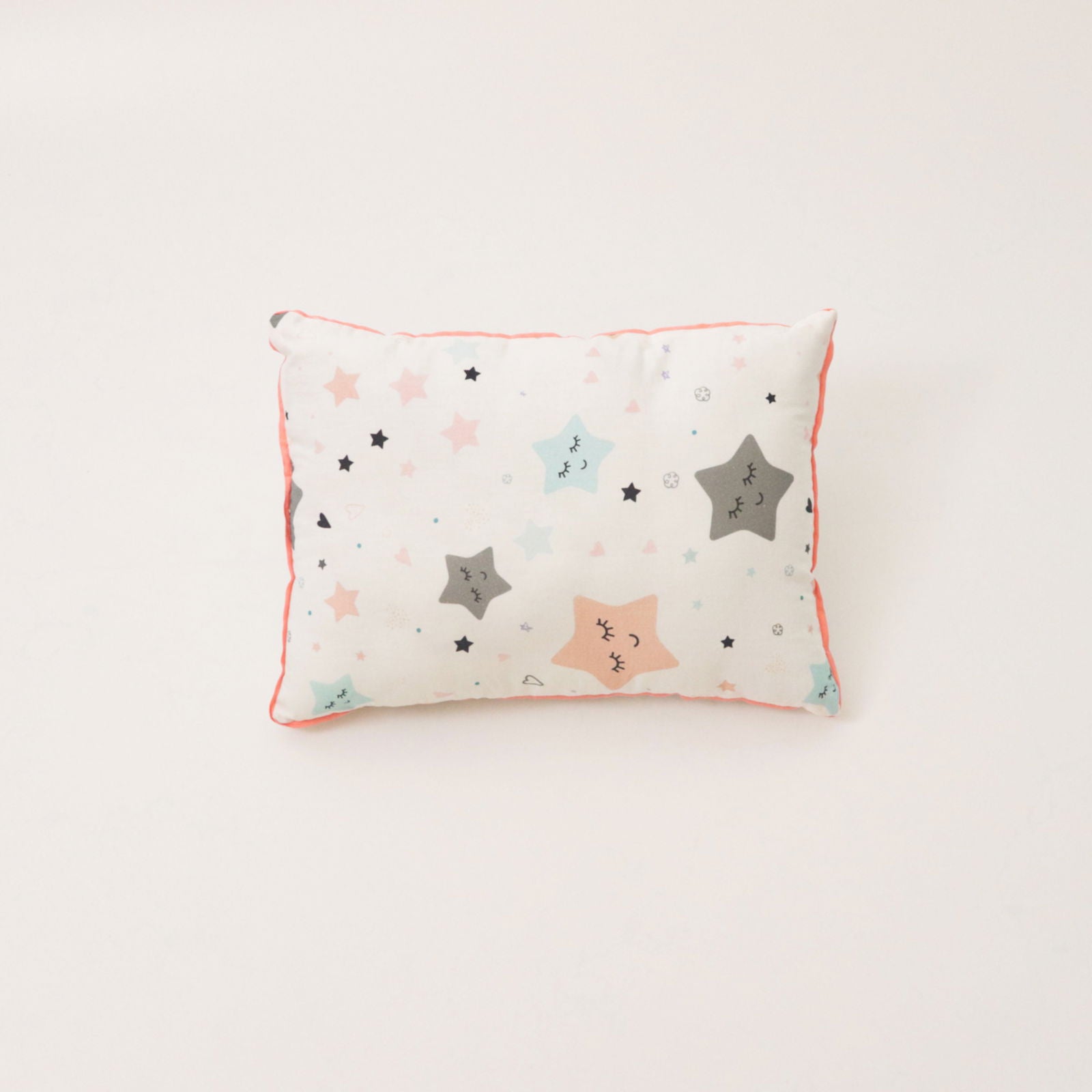 Twinkly Stars- Throw Cushion (Peach) - Tinycubs - 