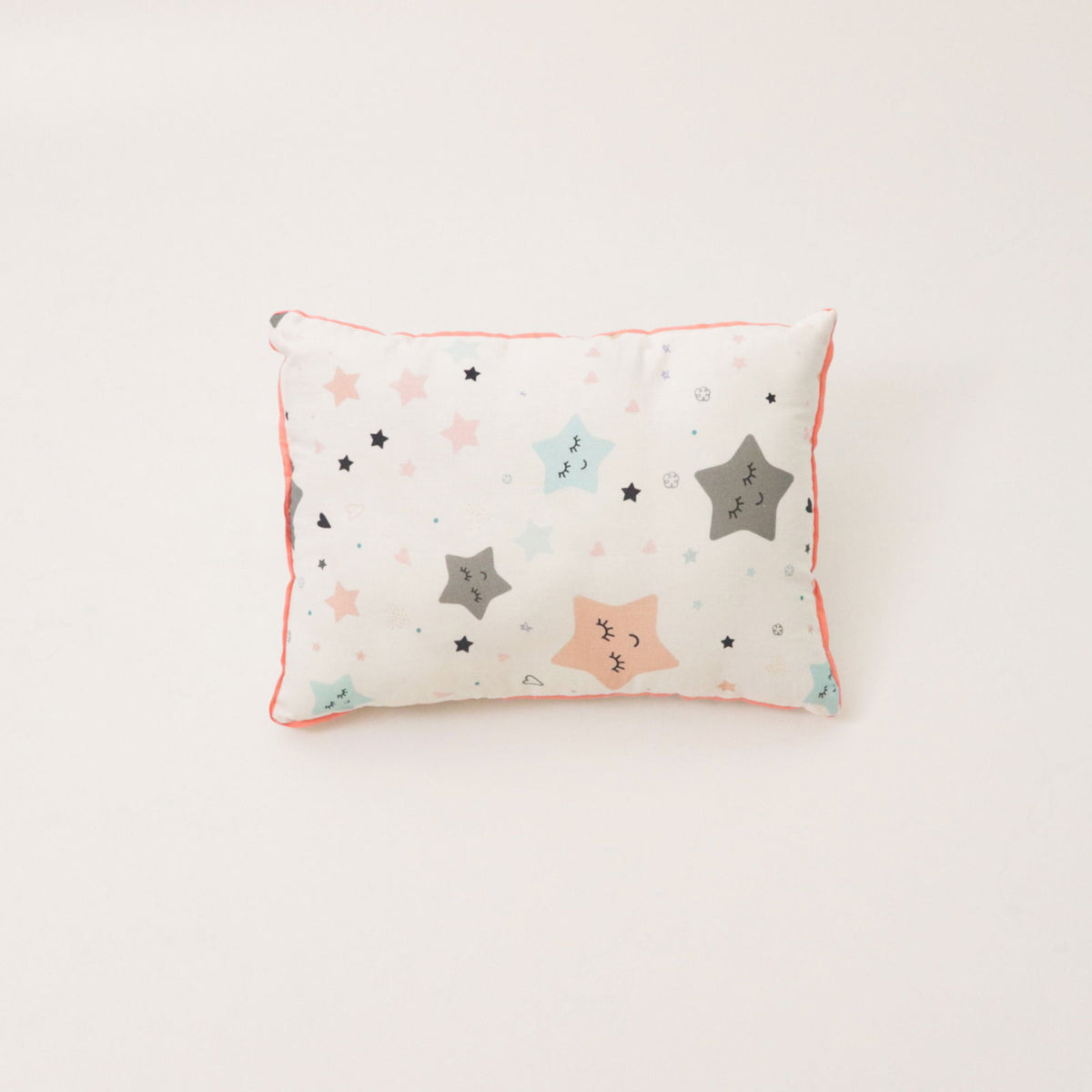 Twinkly Stars- Throw Cushion (Peach) - Tinycubs - 