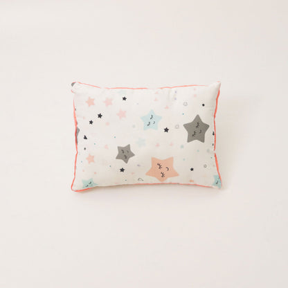 Twinkly Stars- Throw Cushion (Peach) - Tinycubs - 