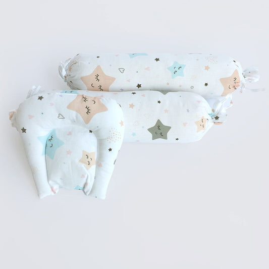 Twinkly Stars - Cot Bedsheet Set (Fitted) - Tinycubs - 