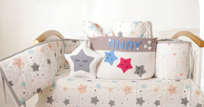 Twinkly Stars - Organic Cot Bedding Gift Set - Tinycubs - 