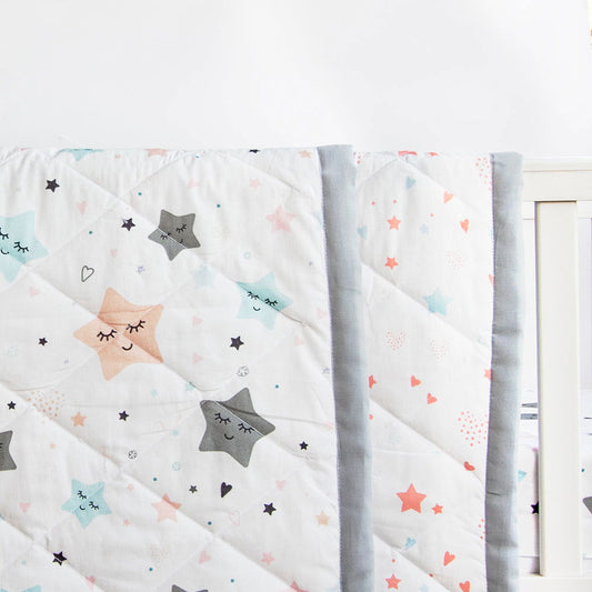 Twinkly Stars - Reversible Comfort Quilt - Tinycubs - 