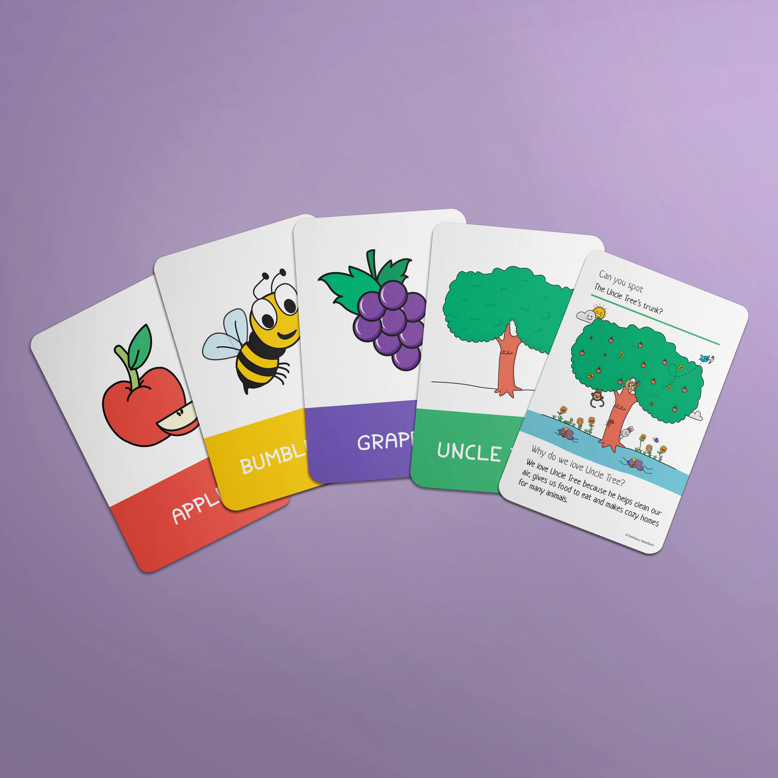 Uncle Tree Flash Cards - Tinycubs - 