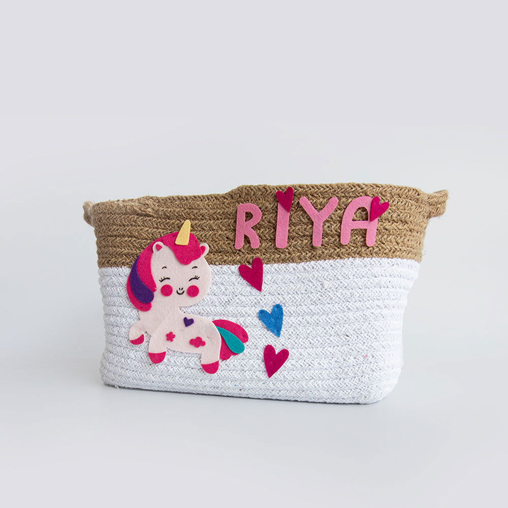 Unicorn Dreams- Cotton Rope Baskets (Set Of 2) - Tinycubs - 