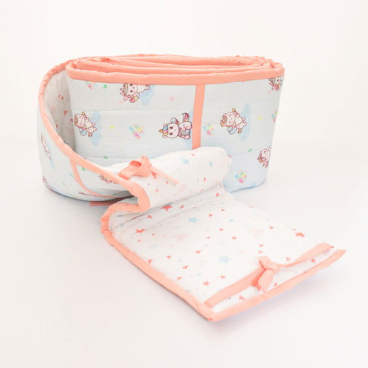 Unicorn Dreams - Quilted Cot Bumper - Tinycubs - 