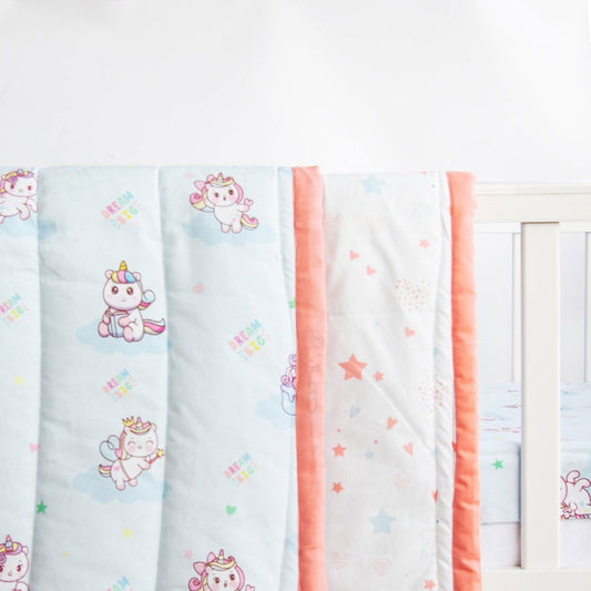 Unicorn Dreams - Reversible Comfort Quilt - Tinycubs - 