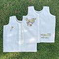 Bhaakur Cotton Jhablas/Vests| Set of 2| Sloth - Tinycubs - 