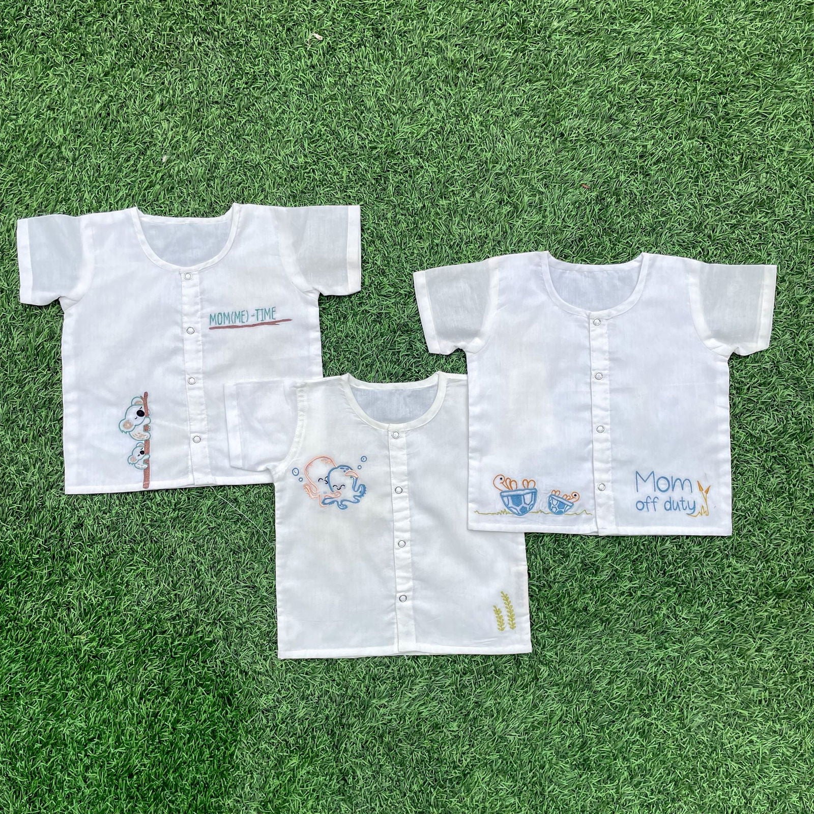 Set of 3 Jhablas/Vests (Sleeves) - Tinycubs - 