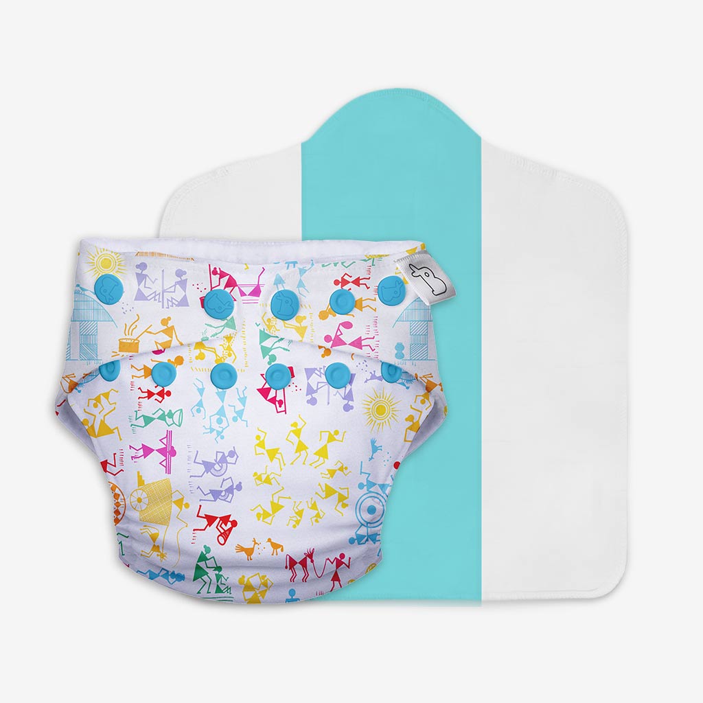 White Warli Freesize UNO - Tinycubs - 