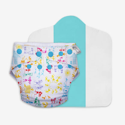 White Warli Freesize UNO - Tinycubs - 