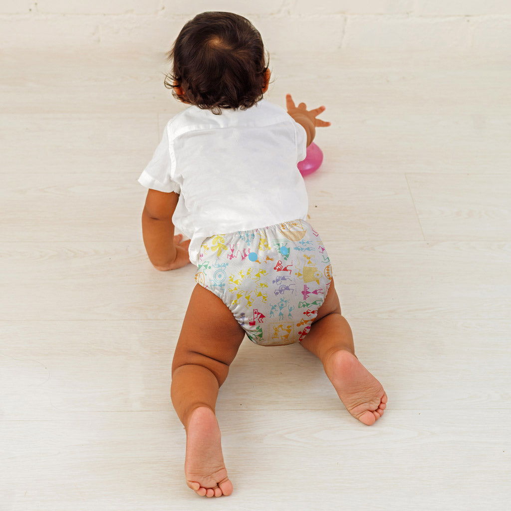 White Warli Freesize UNO - Tinycubs - 