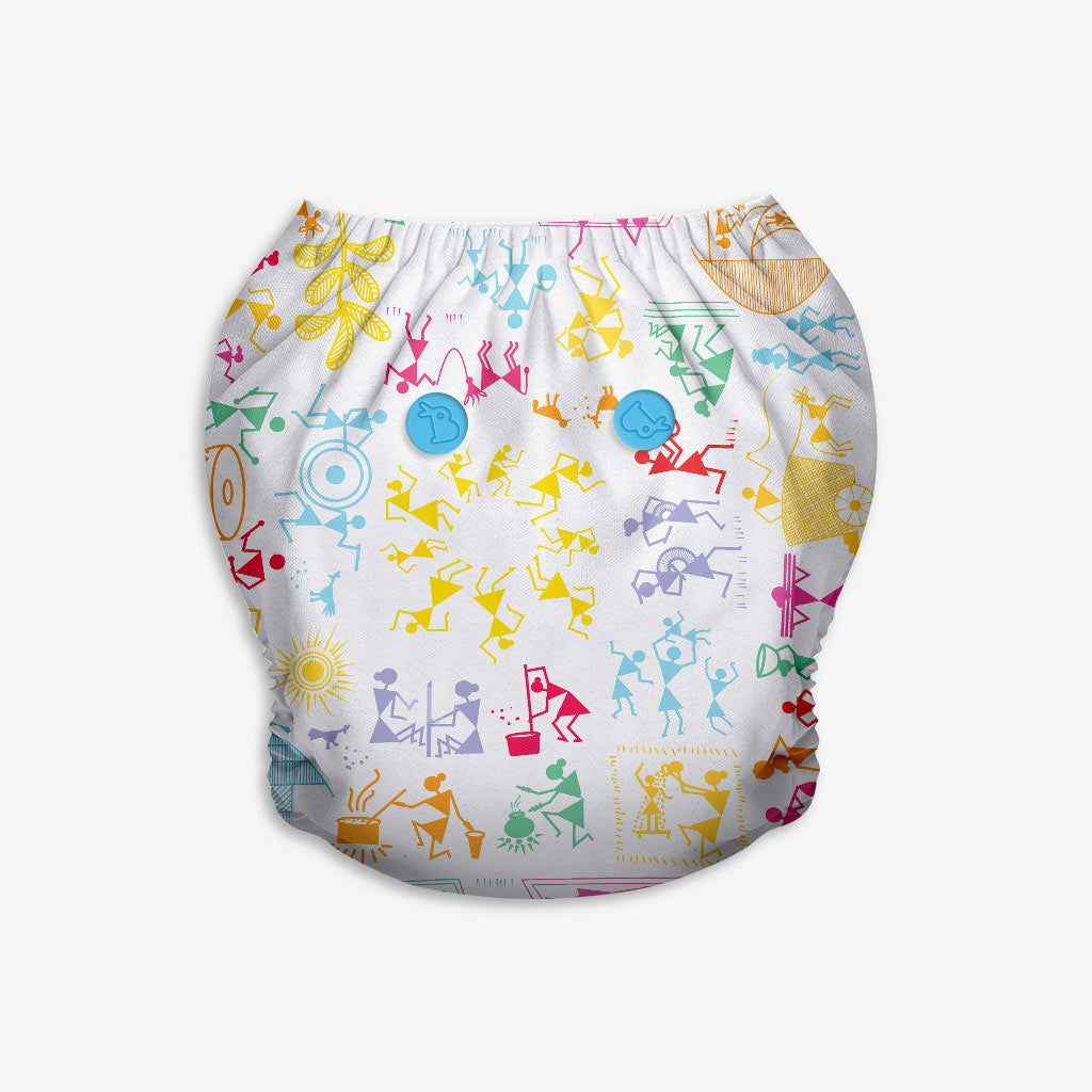 White Warli Freesize UNO - Tinycubs - 
