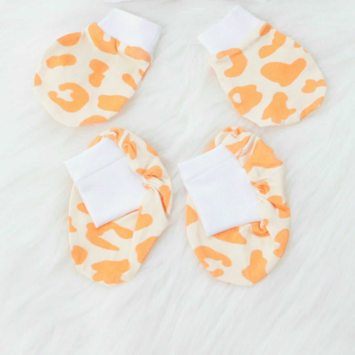 Wild & Free - Cotton Cap, Mittens & Booties Set - Tinycubs - 